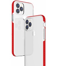 Ntech Apple iPhone 11 Pro Max Anti Shock Hoesje - Rood & Transparant Ntech