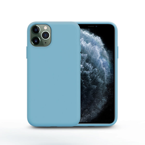 Ntech Nano Silicone Back Hoesje Geschikt voor iPhone 11 Pro Max – Turquoise