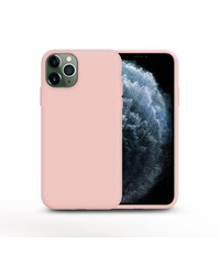 Ntech Nano Silicone Back Hoesje Apple iPhone 11 Pro Max - Licht Roze Ntech