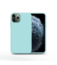 Ntech Nano Silicone Back Hoesje Apple iPhone 11 Pro Max - Mint Groen Ntech