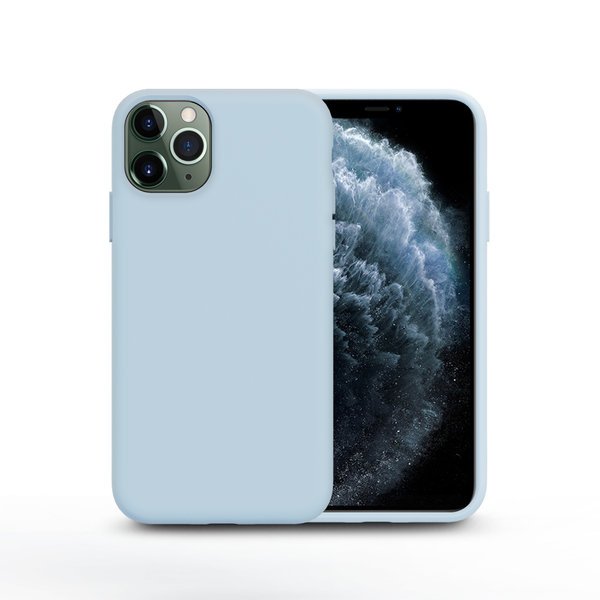 Ntech Nano Silicone Back Hoesje Geschikt voor iPhone 11 Pro - Baby Blue