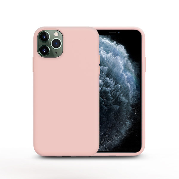Ntech Nano Silicone Back Hoesje Geschikt voor iPhone 11 Pro - Licht Roze