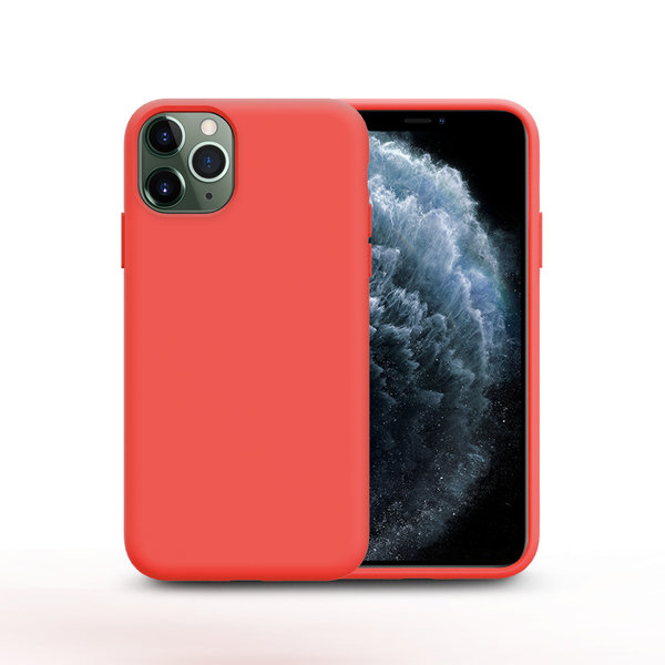 Ntech Nano Silicone Back Hoesje Geschikt voor iPhone 11 Pro – Rood