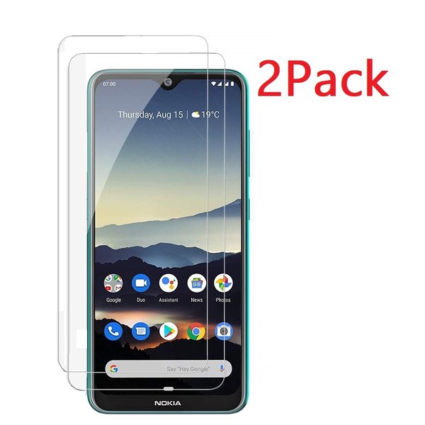 Ntech Screenprotector geschikt voor Nokia 6.2 Screenprotector Glass 2 Pack - Ntech