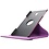 360° Draaibare Bookcase Samsung Galaxy Tab A 10.5 (2018) tablethoes - Paars