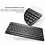 Ntech iPad 2021 Hoes met Toetsenbord  Zwart - iPad 2020 hoes - iPad 9e/8e/7e Generatie hoes QWERTY Keyboard met Bluetooth