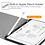 Ntech iPad 2021 Hoes met Toetsenbord  Zwart - iPad 2020 hoes - iPad 9e/8e/7e Generatie hoes QWERTY Keyboard met Bluetooth