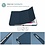 Ntech iPad 2021 hoes Silicone hoesje soft cover Donker Blauw - iPad 2021 hoes - iPad 9e/8e/7e Generatie hoes Smart hoes Trifold - iPad 2020 hoes