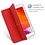 Ntech Hoes geschikt voor iPad 2021 Silicone hoesje soft cover Rood - Hoes geschikt voor iPad 2021 / 2020 / 2019 (9e/8e/7e Generatie / 10.2 inch) Smart hoes Trifold - Hoes geschikt voor iPad 2020 hoes