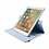 Ntech Hoes geschikt voor iPad 2021 / 2020 / 2019 (9e/8e/7e Generatie / 10.2 inch) 10.2" 360° draaibare Hoes - Licht Blauw