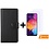 Ntech Hoesje Geschikt Voor Samsung Galaxy A50s/A30s Portemonnee hoesje - Zwart Met 2 stuks Glazen screenprotector