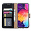 Ntech Hoesje Geschikt Voor Samsung Galaxy A50s/A30s Portemonnee hoesje - Zwart Met 2 stuks Glazen screenprotector