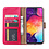 Ntech Hoesje Geschikt Voor Samsung Galaxy A50s/A30s Portemonnee hoesje - Pink + 2xTempered Glas