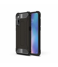 Ntech Samsung Galaxy A50s/A30s Hybride Armor Hoesje - Zwart