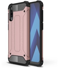  Samsung Galaxy A50s/A30s Hoesje - Armor Hybrid - Rose Gold