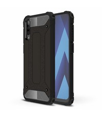 Ntech Samsung Galaxy A50s/A30s Hybride Armor Hoesje - Zwart