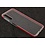 Ntech Hoesje Geschikt Voor Samsung Galaxy A50s/A30s Rood &Transparant Anti Shock Back hoesje