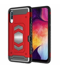Ntech Luxe Armor Hoesje - Samsung Galaxy A50s/A30s - Rood