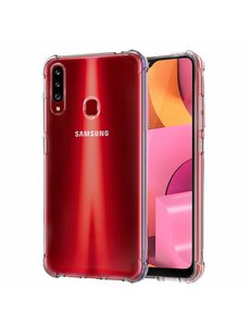 Ntech Samsung Galaxy A20s Anti Shock Hoesje -Transparant