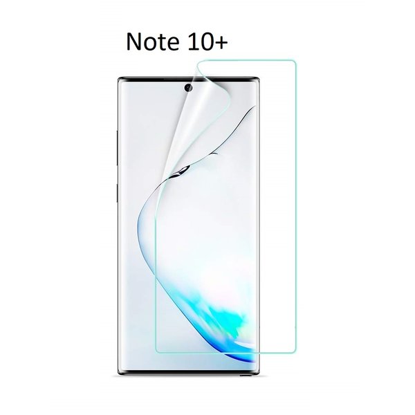 Ntech Screenprotector Geschikt voor Samsung Galaxy Note 10 Plus Diamond Folie Screenprotector Full-screen