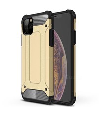 Ntech Apple iPhone 11 Pro Max Armor Hoesje - Goud