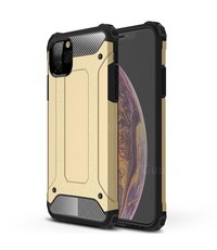 Ntech Apple iPhone 11 Pro Armor Hoesje - Goud