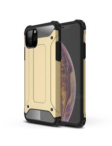 Ntech Apple iPhone 11 Pro Armor Hoesje - Goud