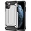 Ntech Hoesje Geschikt voor iPhone 11 Pro Armor Hoesje - Zilver