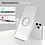 Ntech Hoesje Geschikt voor iPhone 11 Pro Luxe Back Hoesje Metale Ring houder - Transparant