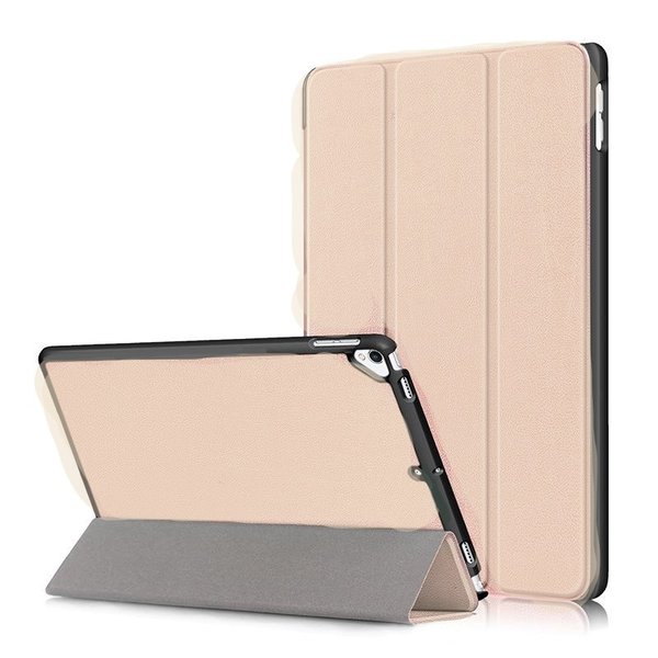 Ntech Hoes geschikt voor Apple iPad (2019 / 2020) 10.2 Smart Hoes Hard Case - Goud