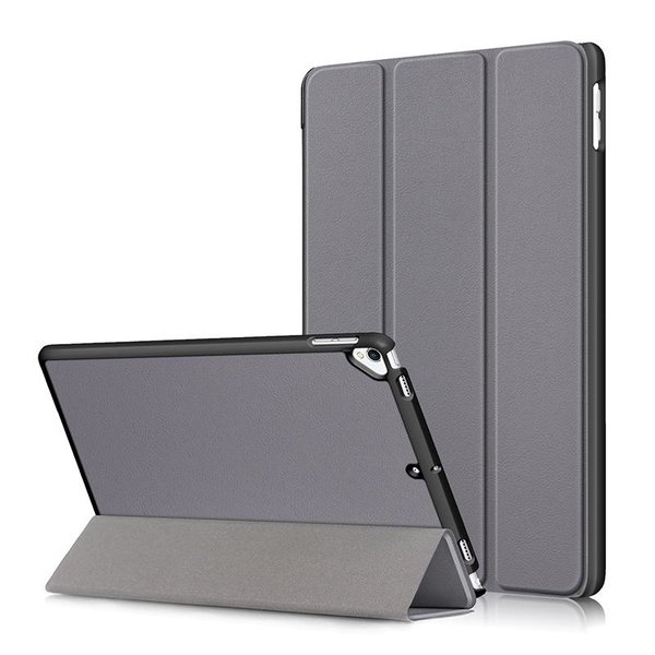 Ntech Hoes geschikt voor Apple iPad (2019 / 2020) 10.2 Smart Hoes Hard Case - Grijs