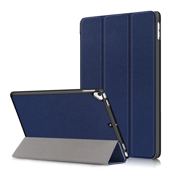Ntech Hoes geschikt voor Apple iPad (2019 / 2020) 10.2 Smart Hoes Hard Case - Blauw