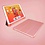 Ntech Hoes geschikt voor Apple iPad (2019 / 2020) 10.2 /Air 10.5 (2019) Smart hoes Tri-Fold met Pencil Houder - Rosegoud