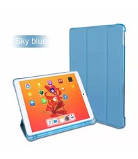 Ntech Apple iPad (2019 / 2020) 10.2 /Air 10.5 (2019) Smart hoes Tri-Fold met Apple Pencil Houder - Turquoise