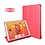 Ntech Hoes geschikt voor Apple iPad (2019 / 2020) 10.2 /Air 10.5 (2019) Smart hoes Tri-Fold met Pencil Houder - Rood