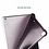 Ntech Hoes geschikt voor Apple iPad (2019 / 2020) 10.2 /Air 10.5 (2019) Smart hoes Tri-Fold met Pencil Houder - Rood