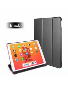 Ntech Apple iPad (2019 / 2020) 10.2 /Air 10.5 (2019) Smart hoes Tri-Fold met Apple Pencil Houder - Zwart