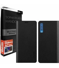 Araree Samsung Galaxy A7 (2018) Araree Mustang Diary Portemonnee Hoesje - Zwart
