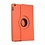 Ntech Hoes geschikt voor iPad 2021 / 2020 / 2019 (9e/8e/7e Generatie / 10.2 inch) 10.2" 360° draaibare Hoes - Oranje