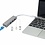 Ntech Ntech USB-C & Thunderbolt 3 Port Adapter Hoes Geschikt voor Macbook USB3.1 C | 3 Port USB HUB | LAN Poort - Grijs
