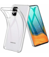 Ntech Samsung Galaxy A71 Hoesje TPU backcover - Transparant