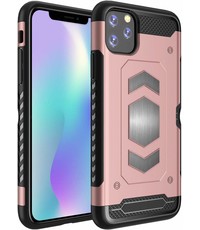 Ntech Luxe Armor Hoesje - Apple iPhone 11 Pro Max - Rose goud