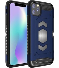 Ntech Luxe Armor Hoesje - Apple iPhone 11 Pro Max - Blauw