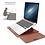 Ntech MacBook Air (2019 / 2020) 13.3 Inch Sleeve 4 piece set Spatwater proof Hoes met handvat - Bruin