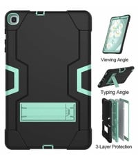 Ntech Samsung Galaxy Tab A 10.1 (2019) Kickstand Armor hoes - Mint Groen