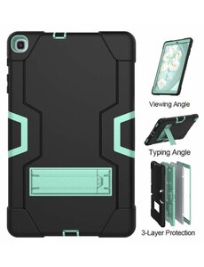 Ntech Samsung Galaxy Tab A 10.1 (2019) Kickstand Armor hoes - Mint Groen