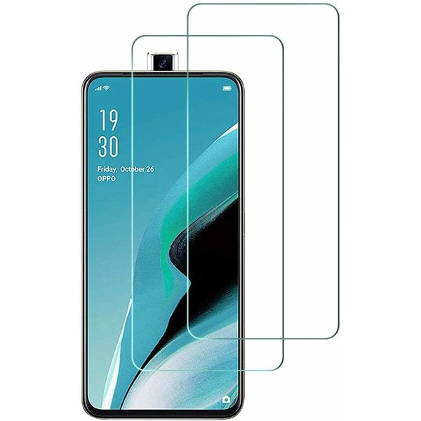 Ntech Screenprotector geschikt voor Oppo Reno 2Z Screenprotector Tempered Glass - 2 Stuks