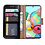 Ntech Hoesje Geschikt Voor Samsung Galaxy A71 Portemonnee / Boek hoesje - Zwart