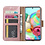 Ntech Hoesje Geschikt Voor Samsung Galaxy A71 Portemonnee / Boek hoesje - Rose goud