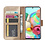 Ntech Hoesje Geschikt Voor Samsung Galaxy A71 Portemonnee / Boek hoesje - Goud